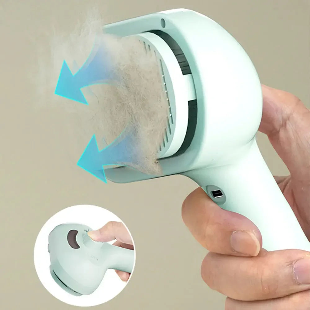 Pet Spray Hair Comb Pet Hair Remover Cleaning Brush