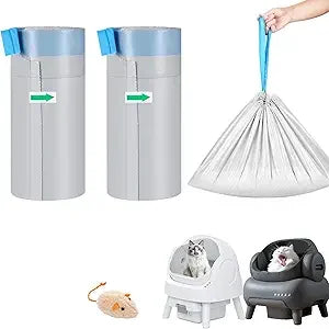30 count cat litter replaced waste bags liners for, autoscooper